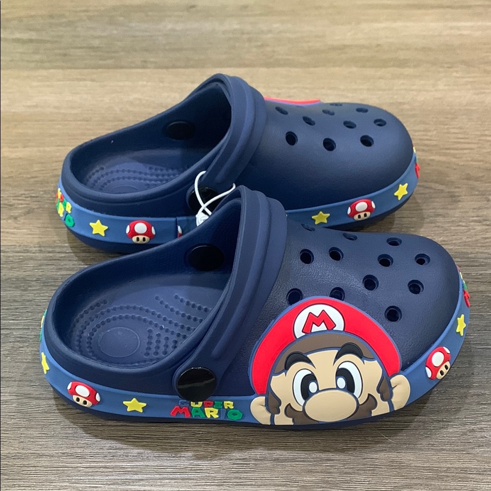 Super Mario Kids Clogs - Blue